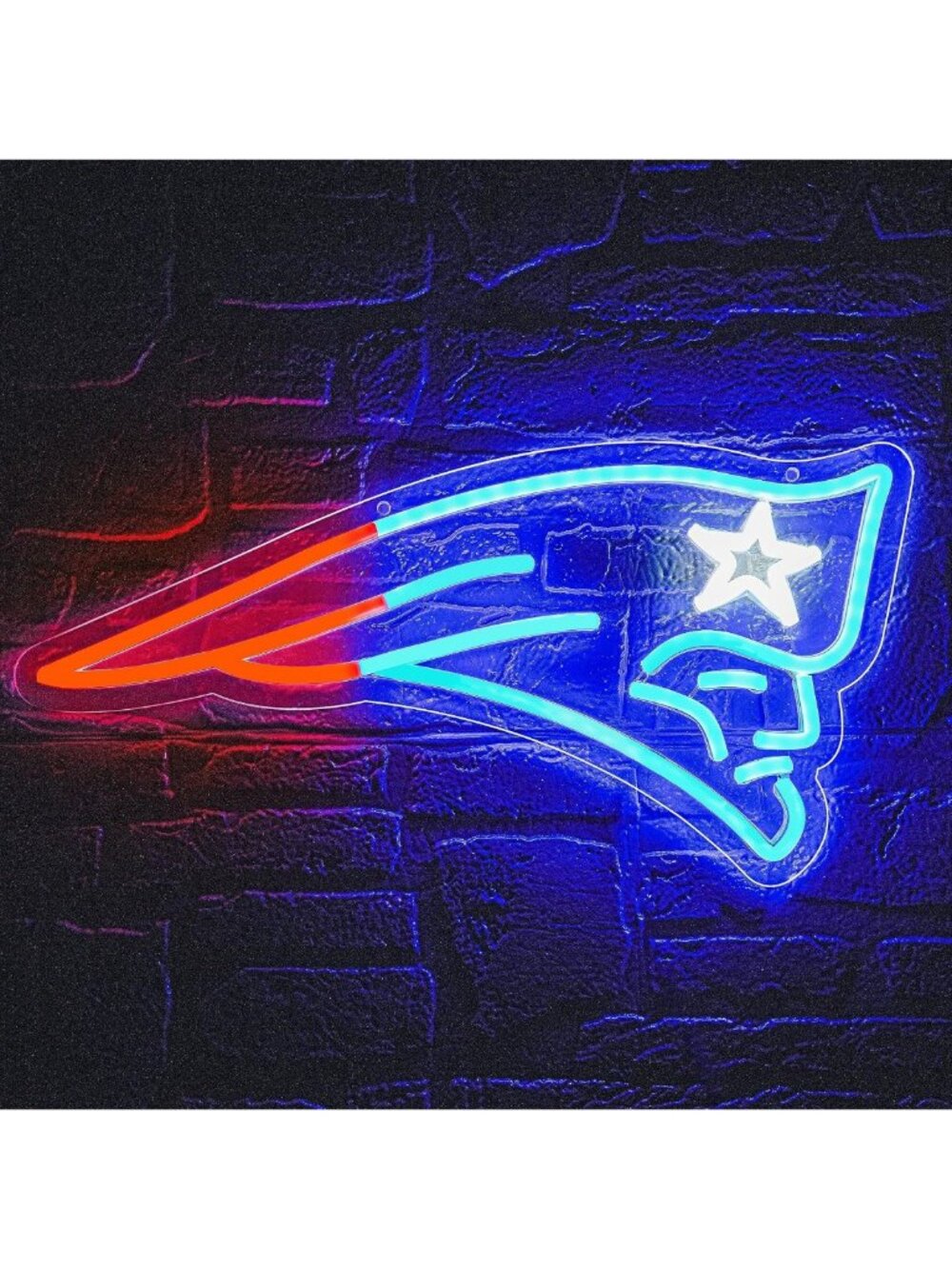 Neon Football Wall Decor Light for Man Cave, Game Room, Sports Bar, Unique Gift